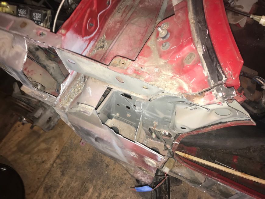 Miata chassis sheet metal