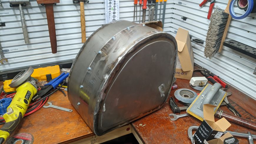 EV Motorcycle battery enclosure build